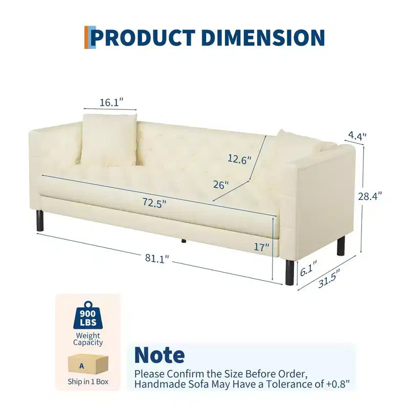 81 canapés modernes pour salon, canapé en cuir avec boutons faits main, canapé 3 places avec assise profonde, canapé Chesterfield marron pour appartement