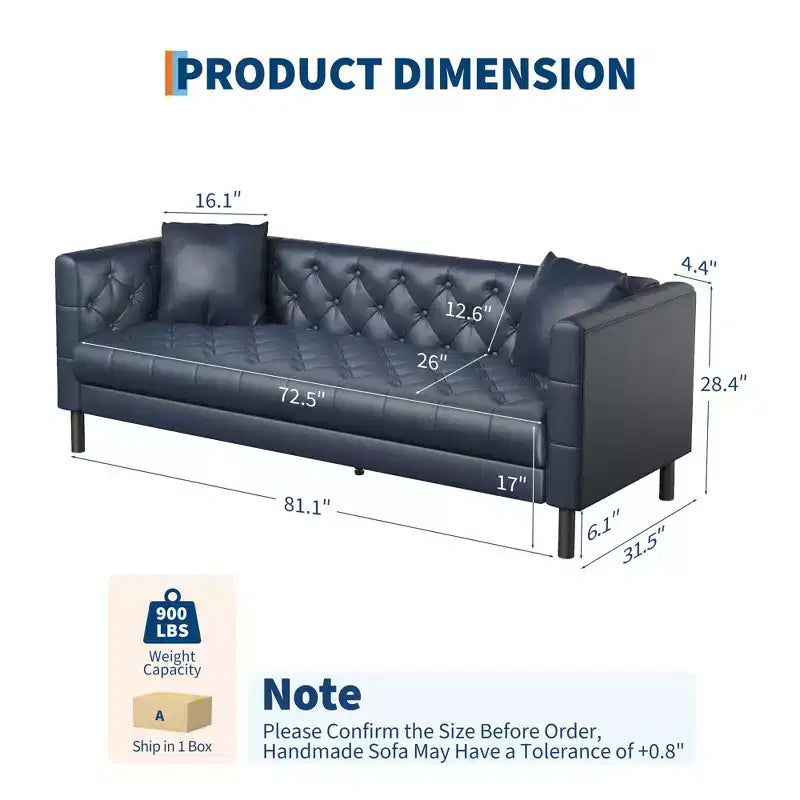 81 canapés modernes pour salon, canapé en cuir avec boutons faits main, canapé 3 places avec assise profonde, canapé Chesterfield marron pour appartement