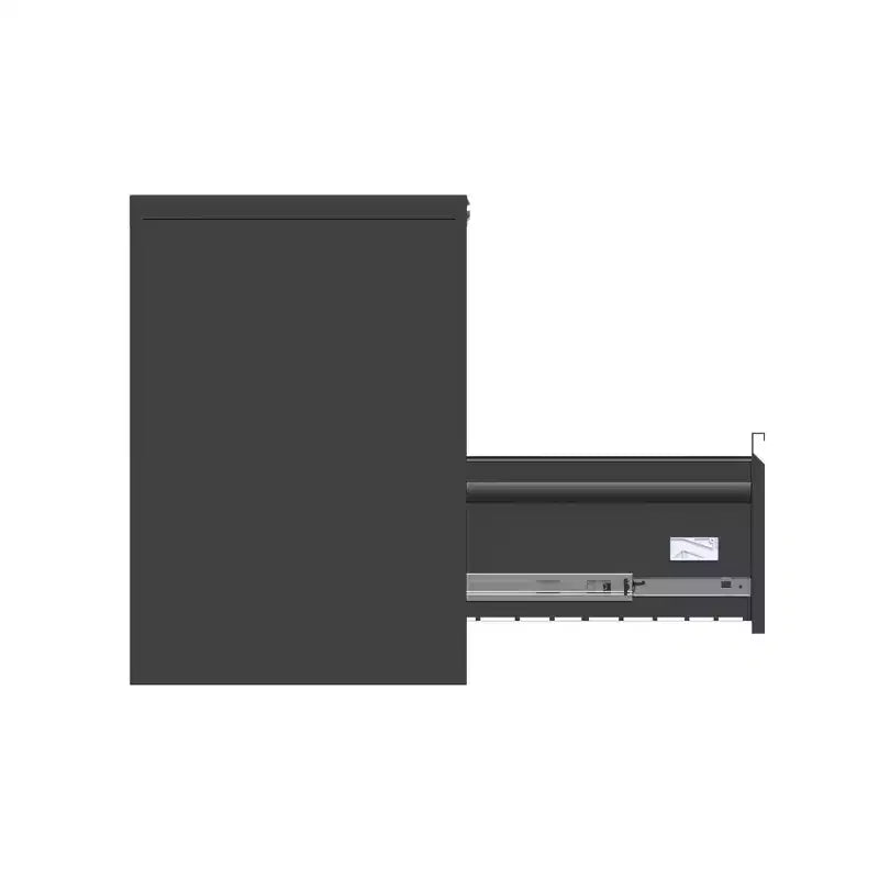 Classeur vertical avec serrure, meuble de rangement en métal à 2 tiroirs pour documents de format lettre et légal
