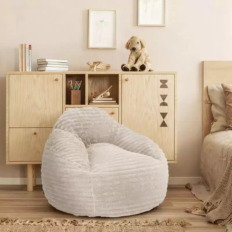 Okak Oversized Bean Bag Chairs for Adults,Bean Bag Sofa with Removable Cover,Comfy Sofa Chair with High-Density Foam,Bean Bag Couch for Bedoom