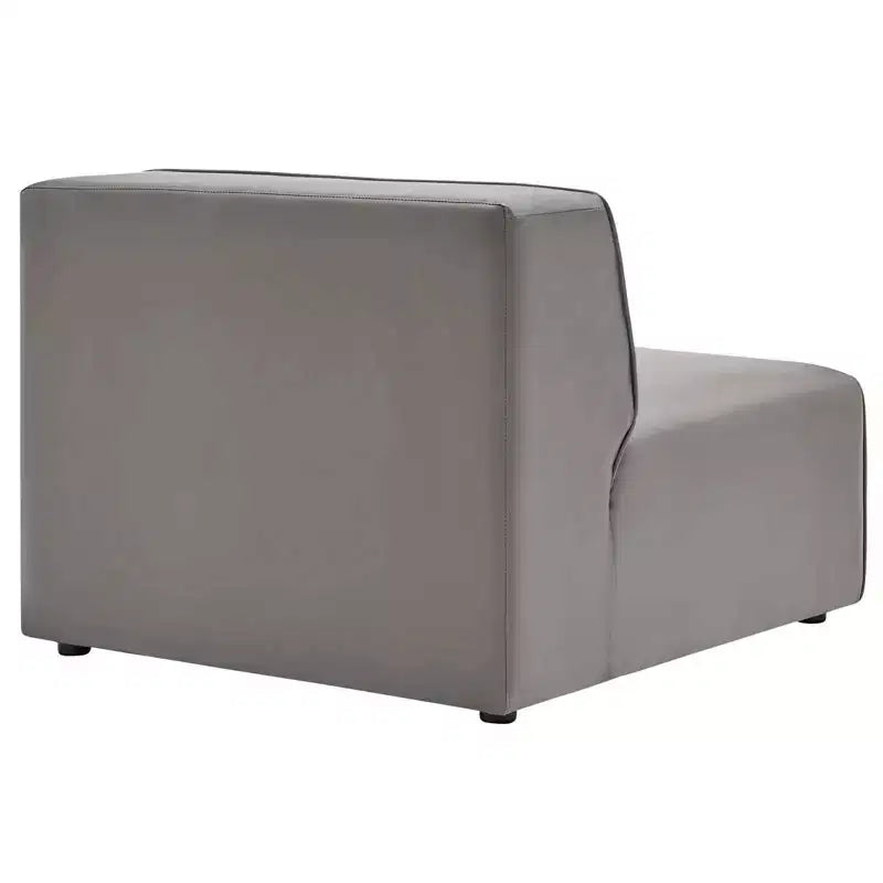 Chaise sans accoudoirs en cuir végétalien
