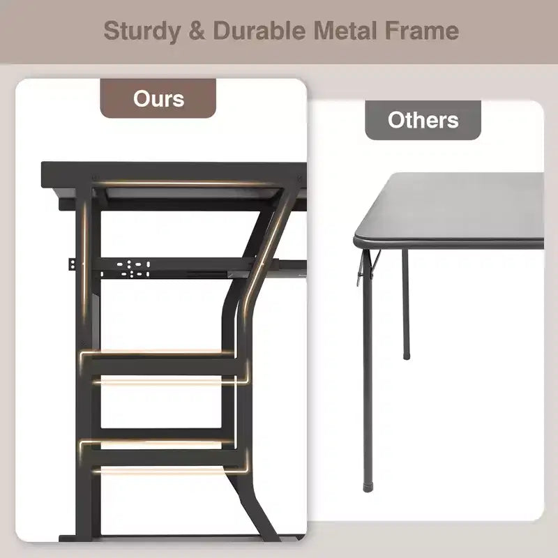 Bureau informatique mobile de 75 cm, chariot roulant pour ordinateur portable avec plateau de clavier coulissant et étagère